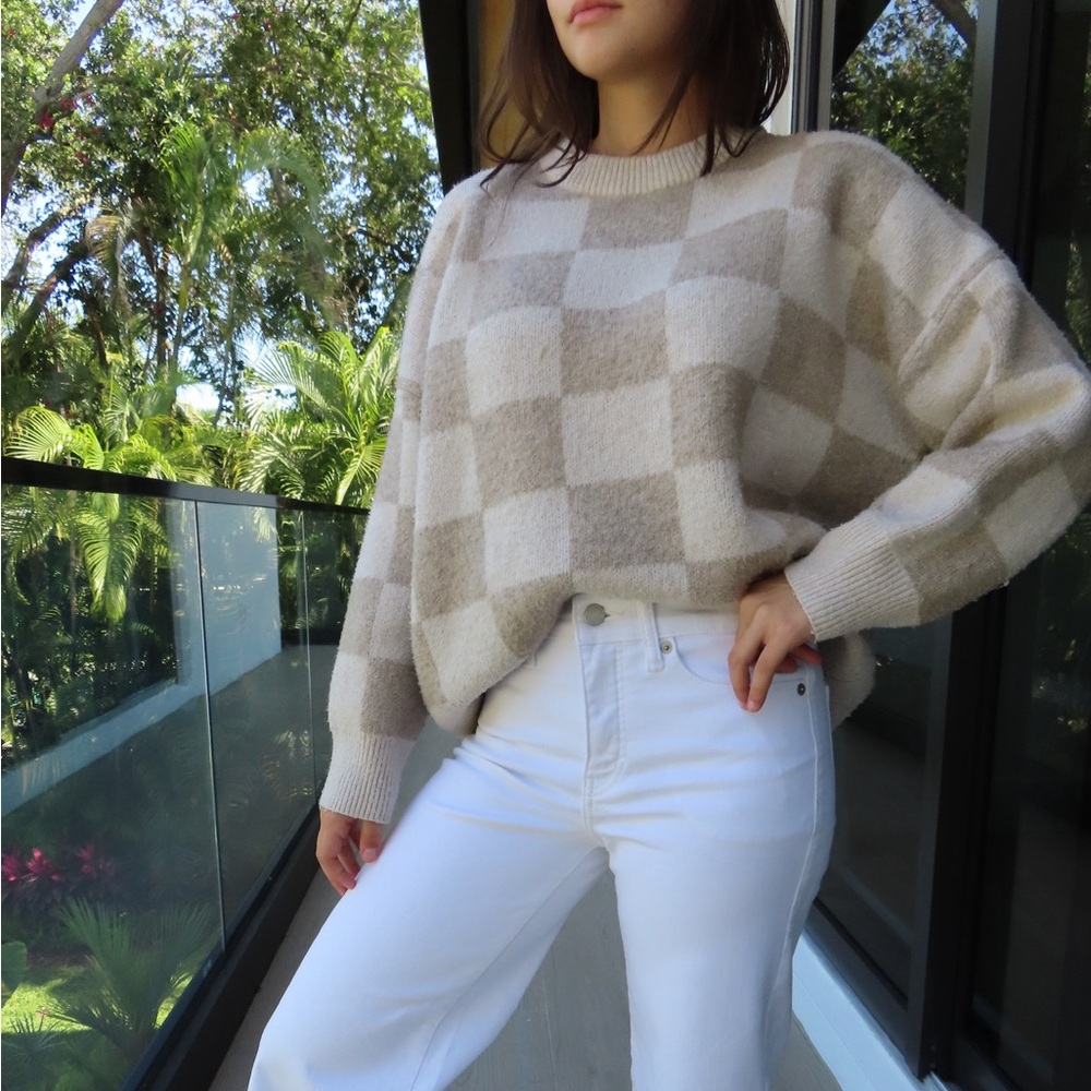 Checkered Sweater